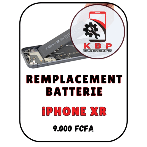 Remplacement batterie iPhone XR