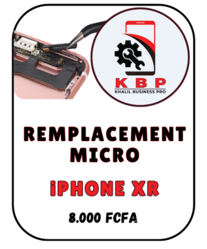 Remplacement micro iPhone XR